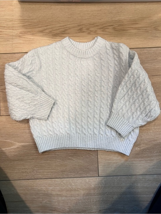 Zara Other - Zara Toddler Baby Blue Cable Knit Sweater